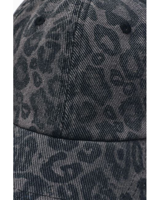 Cappellino Leopardato di Pull&Bear in Black
