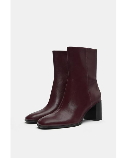Pull&Bear Blue Absatzstiefeletten