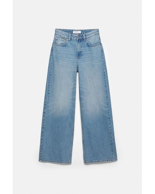 Pull&Bear Blue Oversize Baggy Jeans