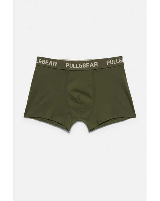 Pack 3 Boxer di Pull&Bear in White da Uomo