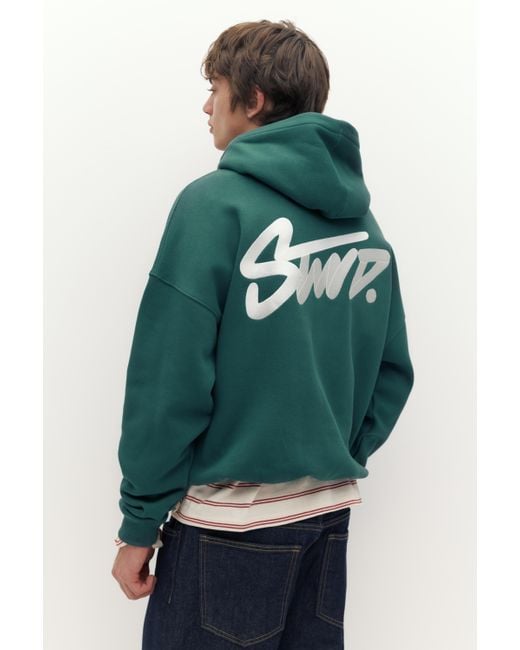 Pull&Bear Stwd Hoodie in het Green voor heren