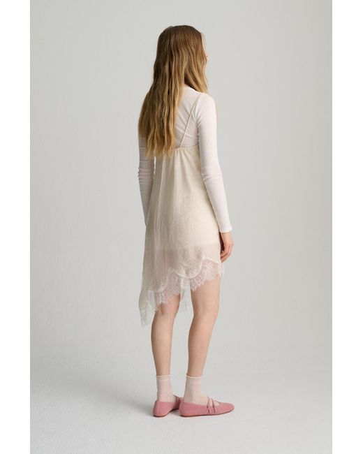 Pull&Bear Natural Combined Camisole Dress