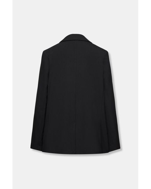Pull&Bear Black Basic Blazer