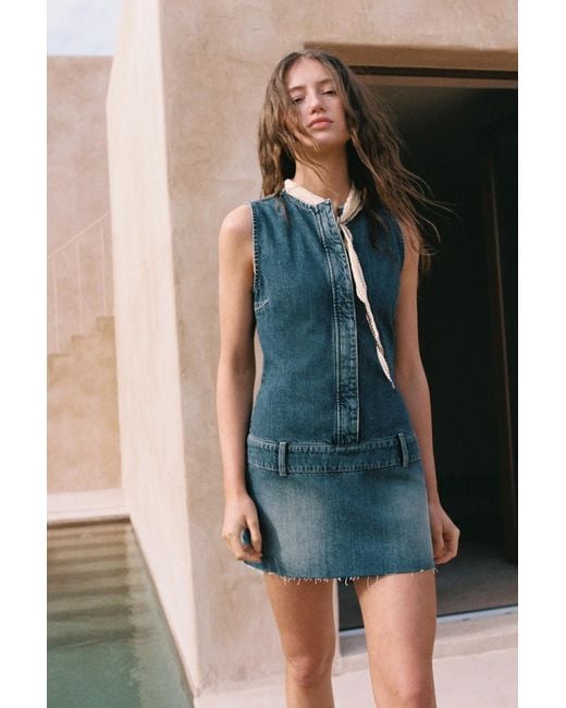 Pull&Bear Multicolor Short Denim Dress
