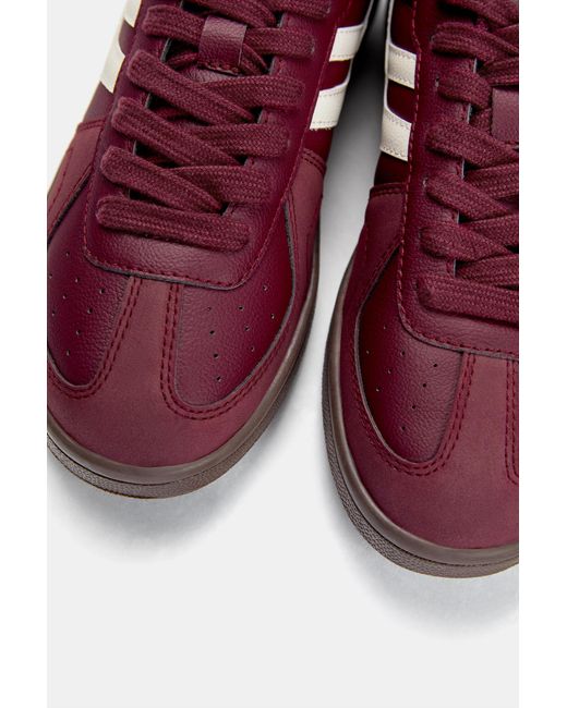 Pull&Bear Purple Retro-Sneaker