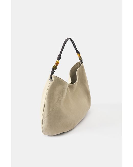 Pull&Bear Multicolor Shopper Mit Perlendetails