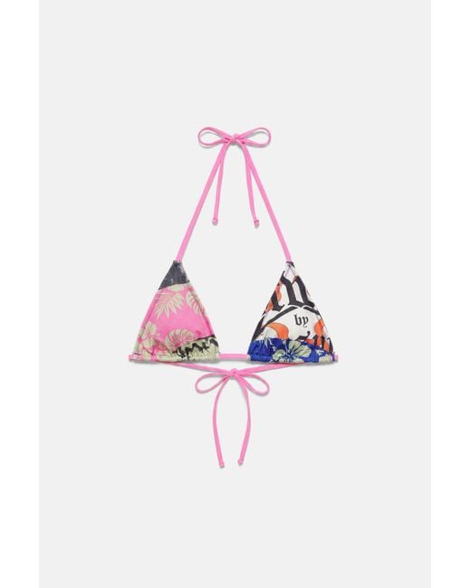 Pull&Bear Multicolor Pleasures X Stwd Triangle Bikini Top