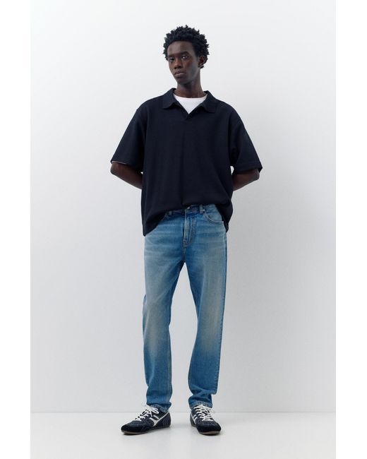 Pull&Bear Blue Slim Fit Jeans for men