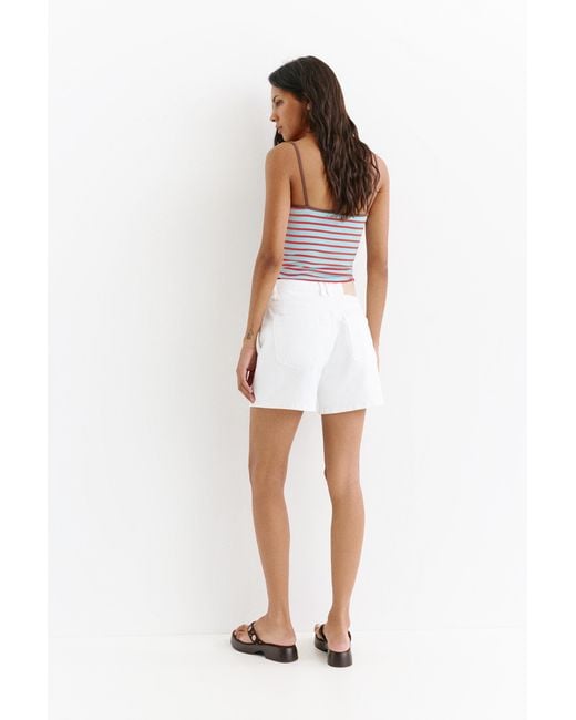 Pull&Bear White Strappy Top