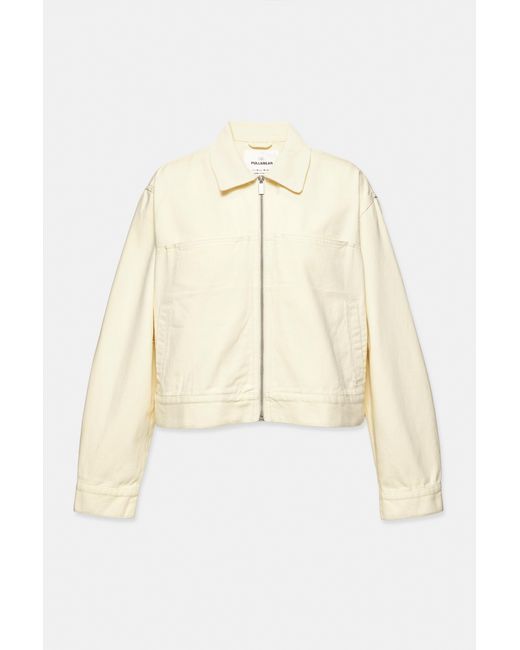 Pull&Bear Natural Utility Jacket