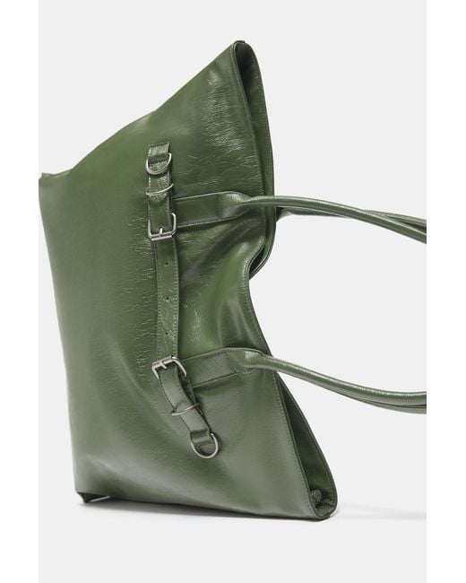 Sac Cabas À Boucles Pull&Bear en coloris Green