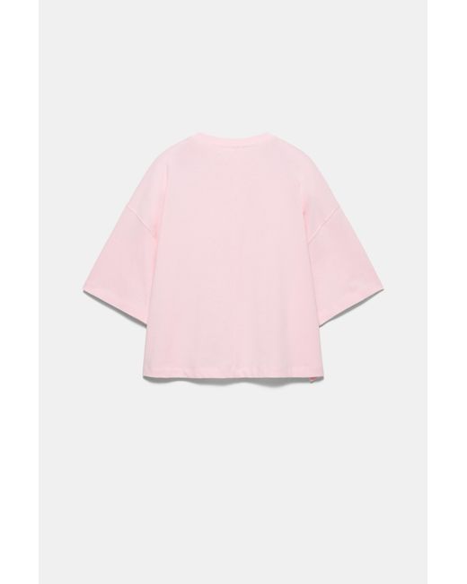 Pull&Bear White Boxy Fit Short Sleeve T-Shirt