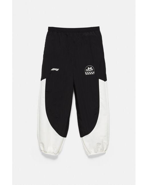 Pull&Bear Lichte Disney X F1 Joggingbroek in het Black voor heren