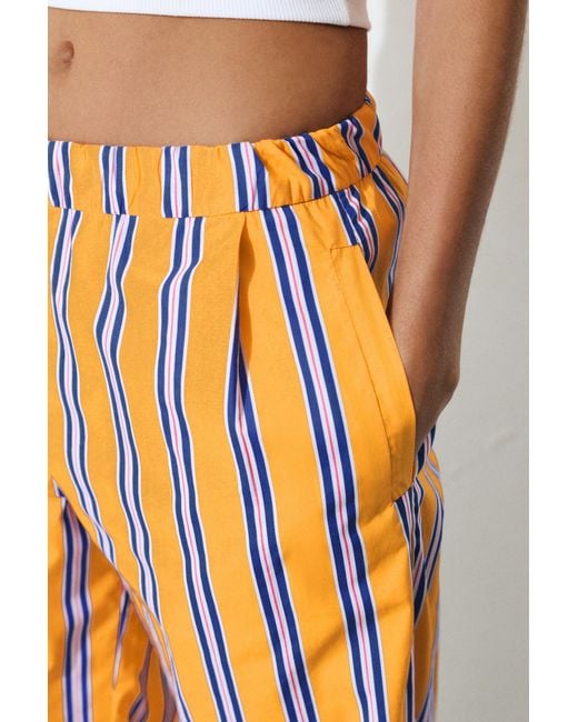 Pull&Bear Multicolor Striped Pyjama-Style Trousers