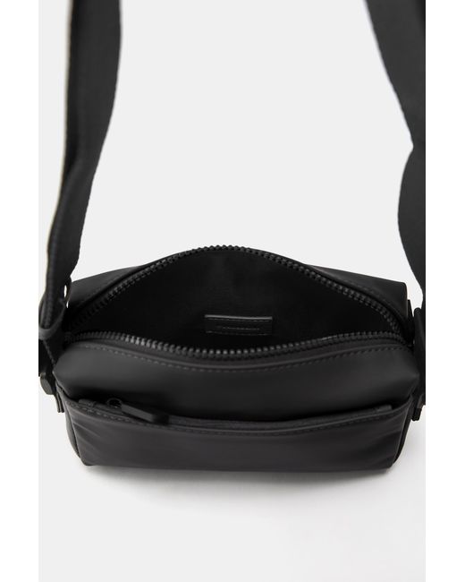Borsa A Tracolla Gommata di Pull&Bear in Black da Uomo