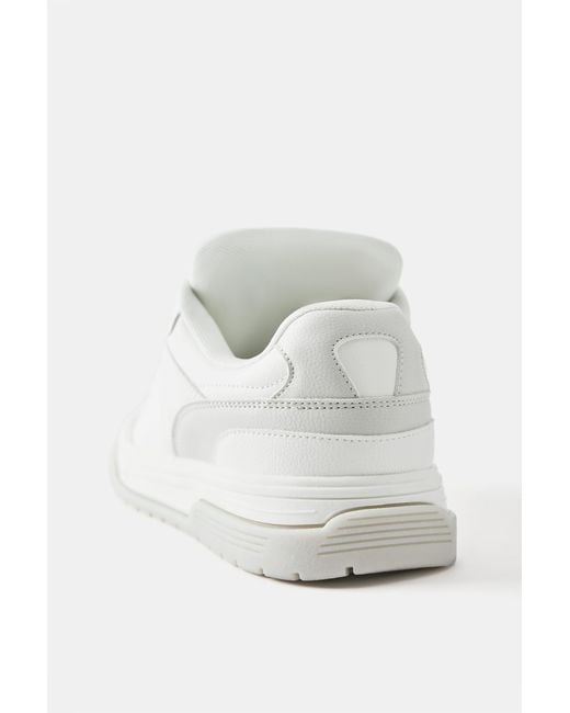 Pull&Bear White Stwd Trainers for men
