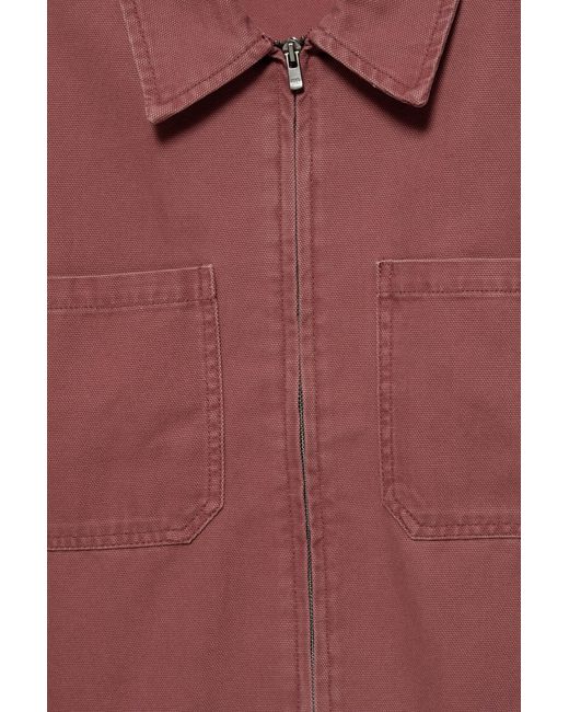Pull&Bear Overshirt Met Rits in het Brown voor heren