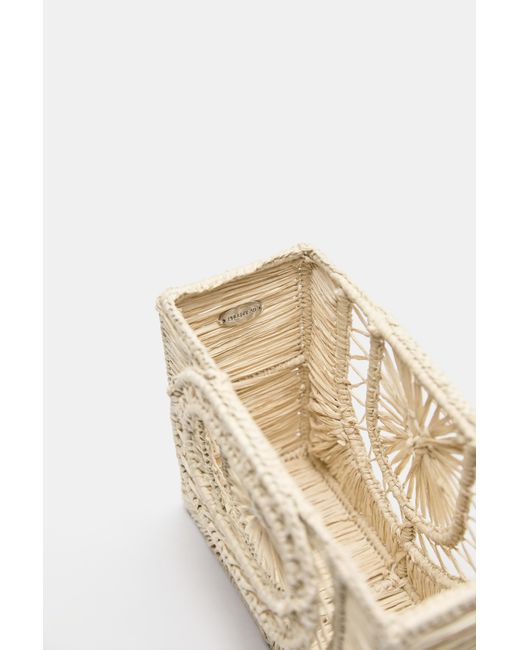 Pull&Bear Natural Square Handbag