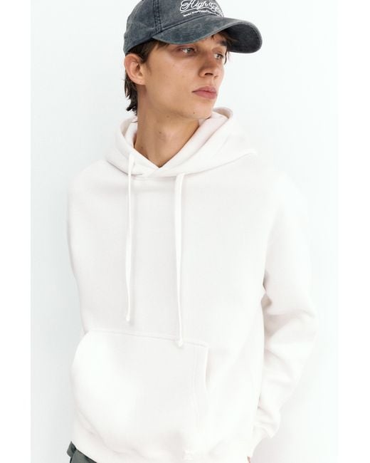Sweat Basique À Capuche Pull&Bear pour homme en coloris White