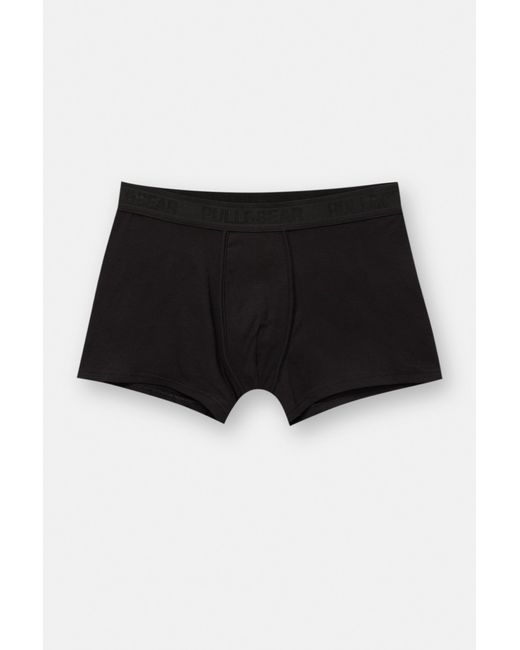 Pack 3 Boxer Neri di Pull&Bear in Black da Uomo