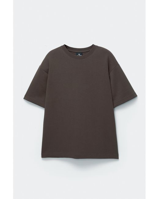 Pull&Bear Basic Sweater Met Korte Mouw in het Brown voor heren