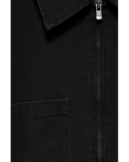 Giacca Camicia Con Zip di Pull&Bear in Black da Uomo