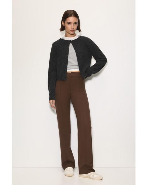 Pantaloni Eleganti Con Cucitura A Nervatura di Pull&Bear in Brown
