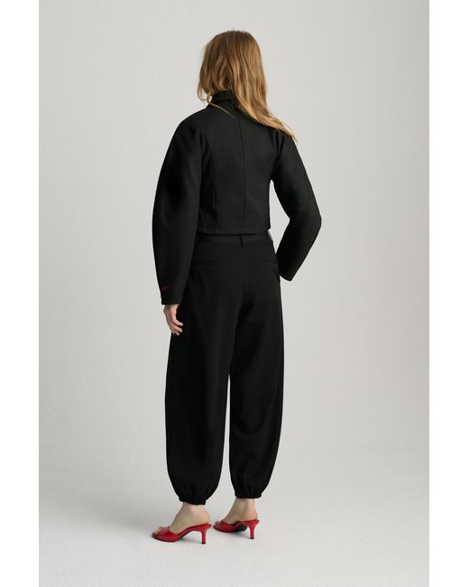 Pull&Bear Black Tailored Fit Jacket With Heart Detail