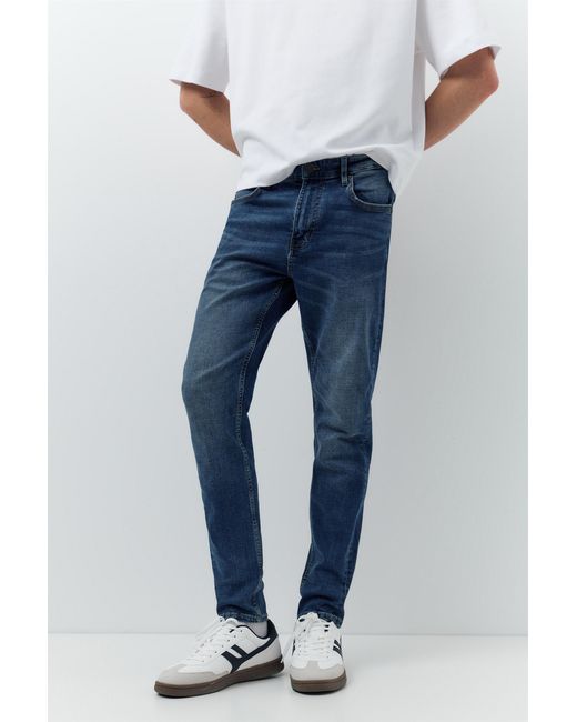 Pull&Bear Basic Skinny Jeans in het Blue voor heren