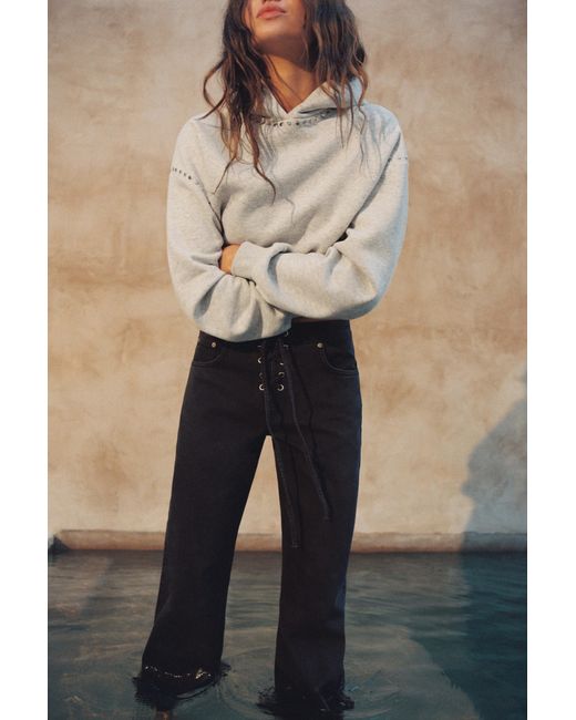 Pull&Bear Multicolor Studded Hoodie