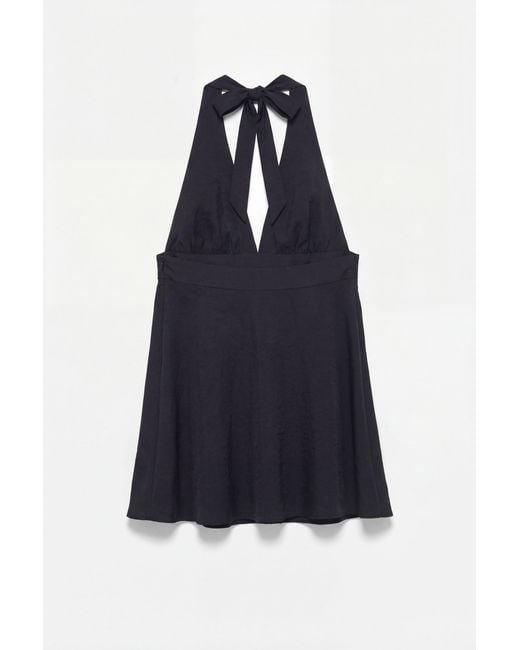 Pull&Bear Korte Halterjurk in het Black