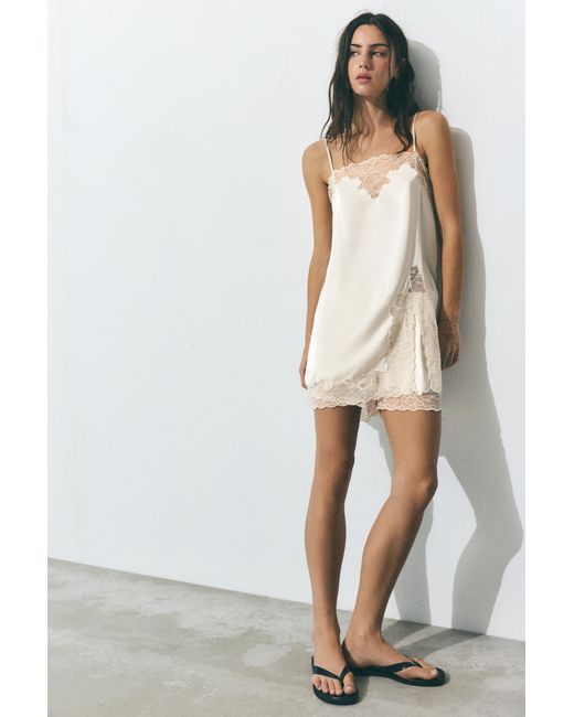 Pull&Bear Gray Strappy Camisole Top