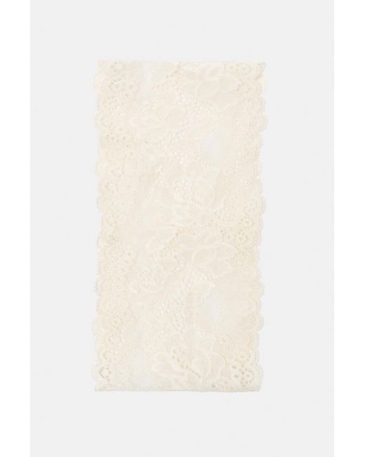 Pull&Bear White Stretch Lace Headband