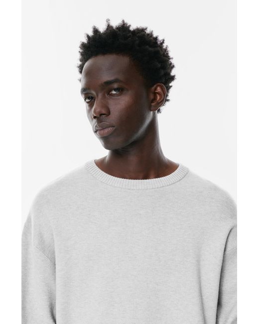 Pull&Bear Blue Soft Knit Jumper for men