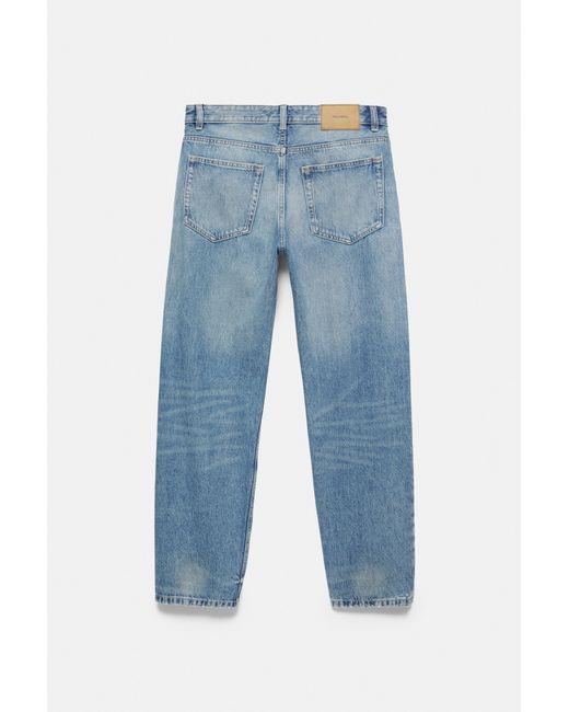 Pull&Bear Straight Fit Jeans in het Blue voor heren