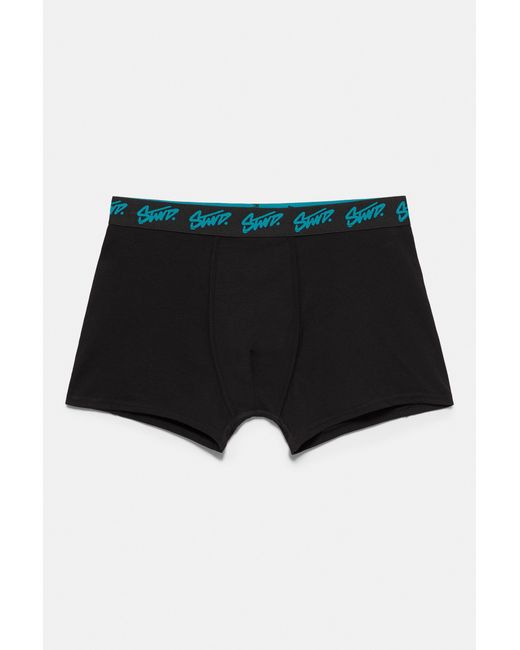 Pull&Bear Black Pack Of 3 Boxers for men