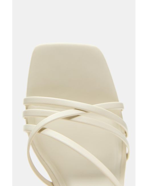 Pull&Bear White Strappy Heeled Sandals