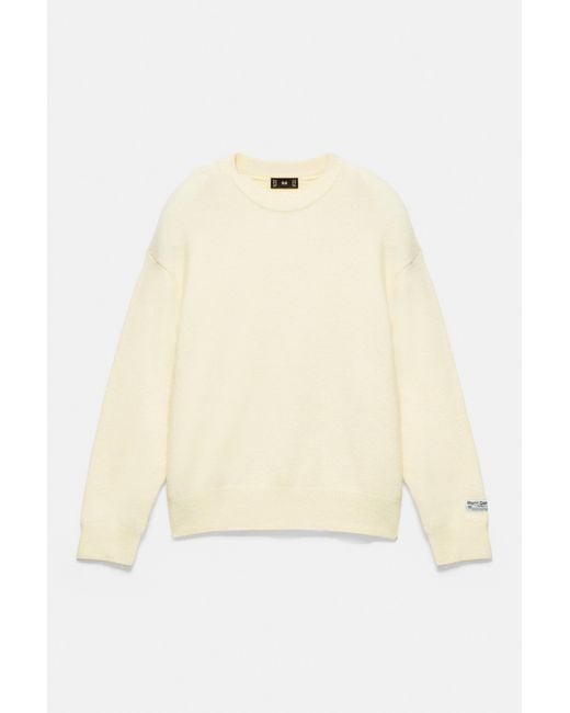 Pull&Bear Pullover Mit Rundausschnitt in Natural für Herren