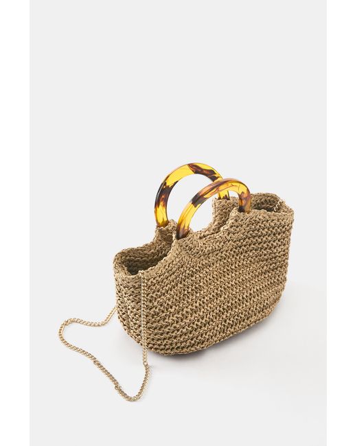 Pull&Bear Multicolor Geflochtene Tasche