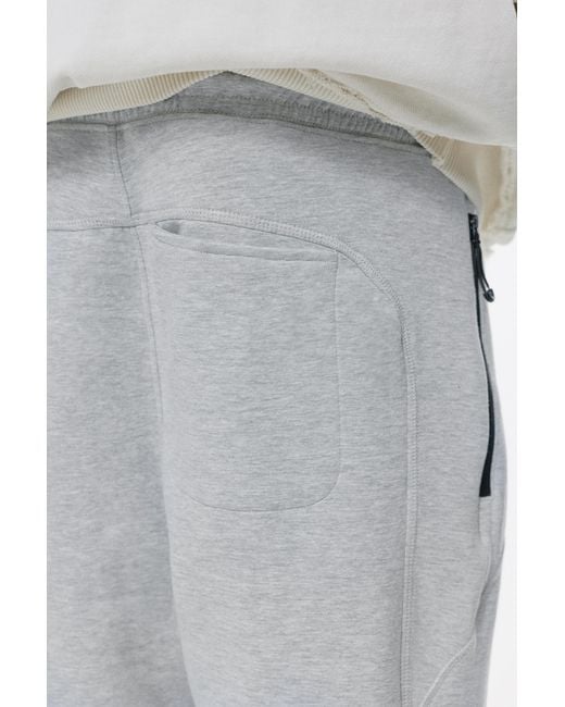 Pull&Bear Interlock Joggingbroek in het White voor heren