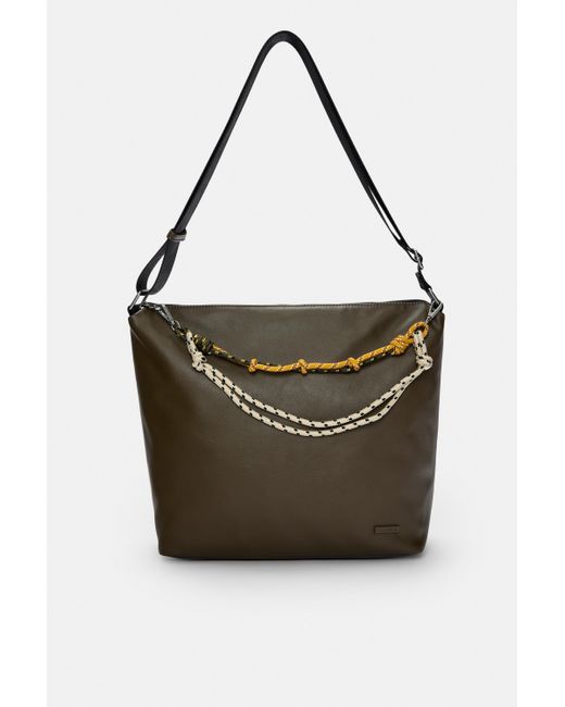Pull&Bear Metallic Rope Shopper Bag for men