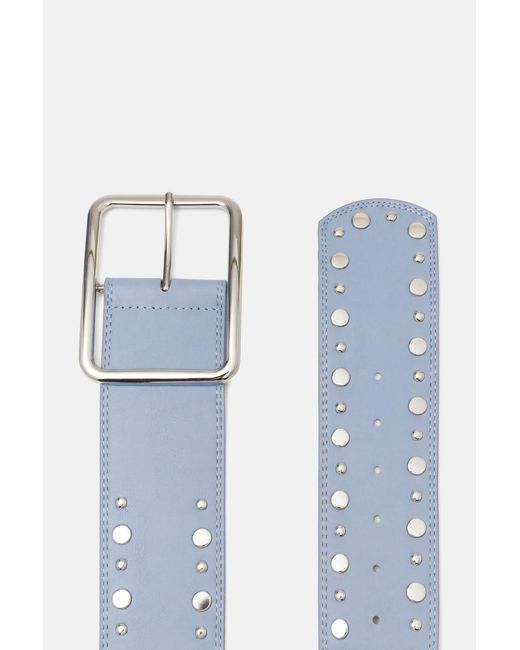 Cintura Larga Borchie di Pull&Bear in Blue