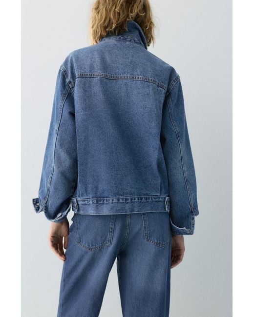 Pull&Bear Blue Denim Jacket