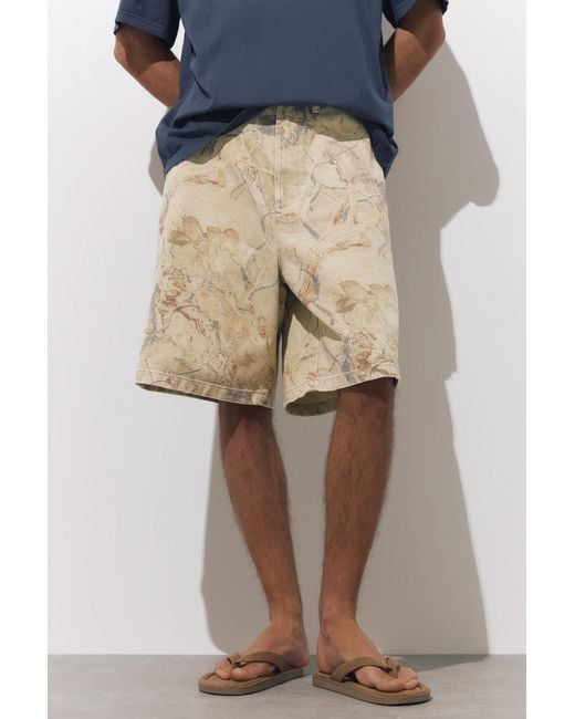 Pull&Bear Multicolor Printed Bermuda Shorts for men