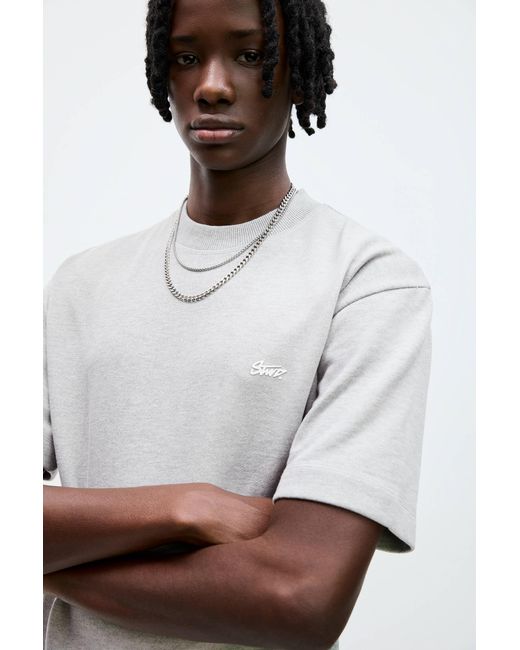 Pull&Bear Stwd-Sweatshirt Mit Kurzen Ärmeln in White für Herren