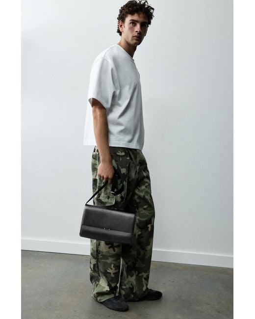 Pull&Bear Schoudertas Met Flap in het Green voor heren
