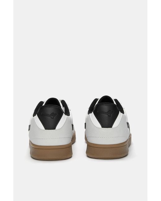 Pull&Bear White Retro Trainers