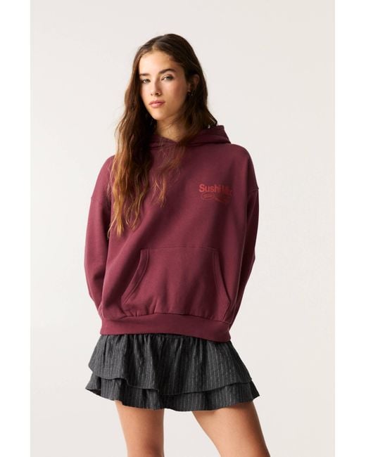 Pull&Bear Red Sushi Hoodie