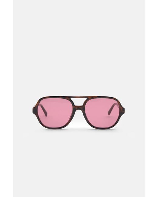 Pull&Bear Pink Aviator Sunglasses