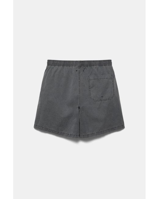 Pull&Bear Green Stwd Board Shorts for men
